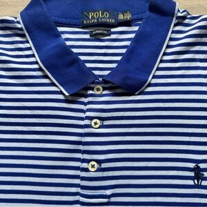 Polo by Ralph Lauren Men’s Striped Blue Shirt